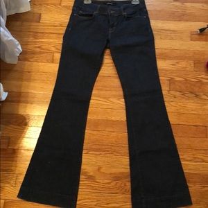 J Brand size 29 dark denim flare jeans